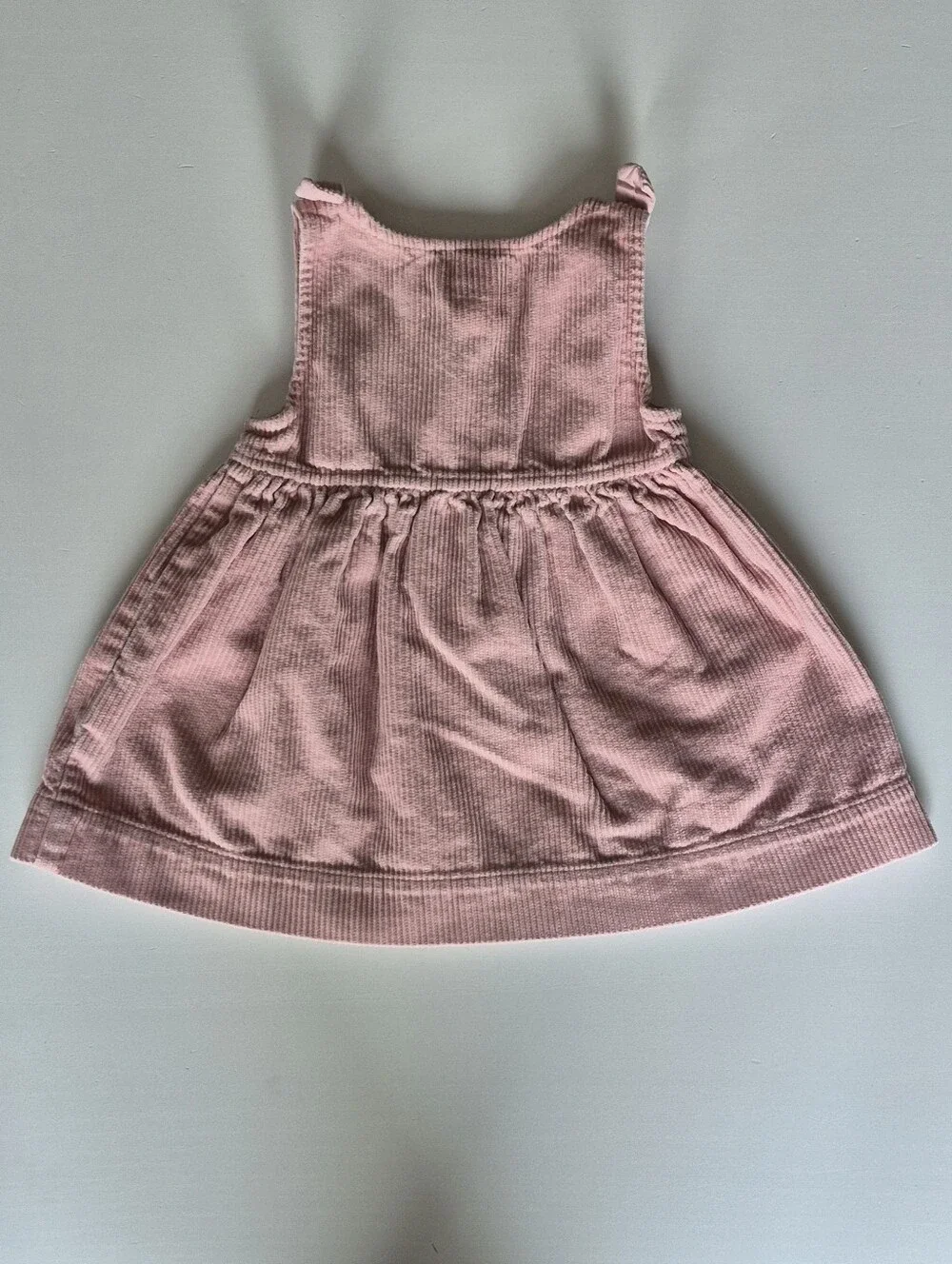 GAP Baby Dusty Pink Wide Wale Corduroy Pinafore Jumper